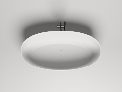 Ванна из литьевго мрамора Salini ALDA 101911G 178х92 отдельностоящая овальная - фото 3